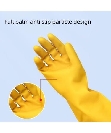 1 Pair Protective Gloves Latex Thickened Dishwashing Cleaning Household Gloves Average - Buy Online on GoSupps.com