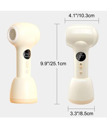 Hair Dryer Rechargeable Blow Dryer w/LED Lights & LCD Display 10000mAh Battery Powered Travel Hair Dryer for Outdoor/Indoor - Buy Online on GoSupps.com