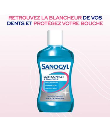 Sanogyl Complete Care Mouthwash + Whitening 500 ml - Buy Online on GoSupps.com
