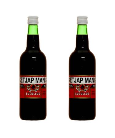 Lucullus Ketjap Manis Sweet Indonesian Soy Sauce Condiments Cooking Sauces 750ml (Pack of 2)