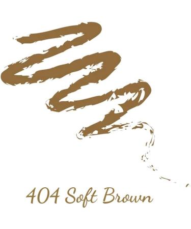 Beauty Forever True Kohl Waterproof Eyebrow Pencil - 404 Soft Brown | Definer with Sharpener, Matte Finish, Long Lasting & Natural Look - Buy Online on GoSupps.com