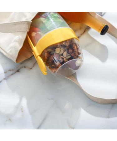 4 Pi ces de Tasse S re avec Cuill re Shaker pour Repas Di t tique Tasse Salade Portable avec Cuill re Bouteille Pratique pour Les Activit s de Plein Air - Buy Online on GoSupps.com