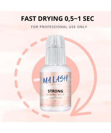 Strong Eyelash Extension Adhesive Glue - Ultra-Fast 0.5s Drying - 8 Weeks Retention - 5ml Professional-Grade Black for International Shipping - Buy Online on GoSupps.com