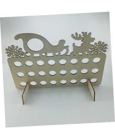 Zerodeko 1pc Xmas Calendar Wooden Plaque Calendar Christmas Advent Calendar Ornaments Chocolate - Buy Online on GoSupps.com