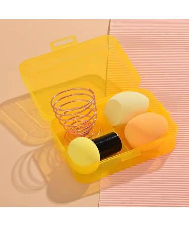 Cosmetic tools foundation brush with cosmetic eggs water droplets gourd and mushroom heads cosmetic eggs set oblique powder puff. (Color : 16)