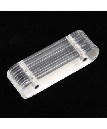 10PCs Transparent Nail Art Tips Display Stand | Double-Sided Adhesive Tape | Acrylic Strip Display for Home & Salon Use | DIY Nail Accessories - Buy Online on GoSupps.com