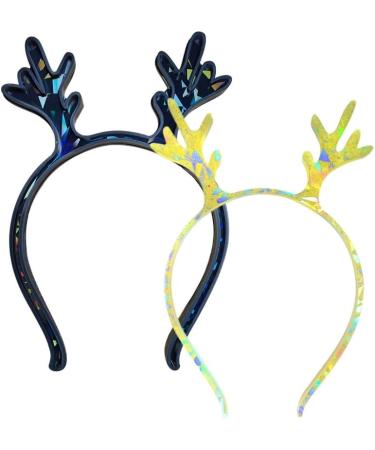 hgnxa Epoxy Resin Headband Molds Antler Shaped Holographic Resin Hair Accessory Moulds Suitable for Unique Hair Accessories Black - Buy Online on GoSupps.com