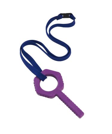 Buy Sensory Direct Chewbuddy Pling - Chewing & Fidget Toys for Kids & Adults with Autism ADHD | 2-Pack Red/Violet - Buy Online on GoSupps.com