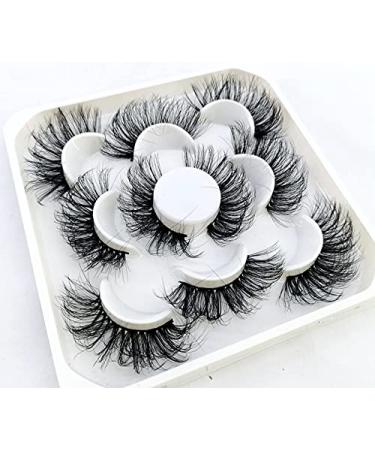 Buy HBZGTLAD 3D Mink Lashes - 25mm Natural False Eyelashes Bulk Pack | Short Wholesale Faux Mink Lashes - Buy Online on GoSupps.com
