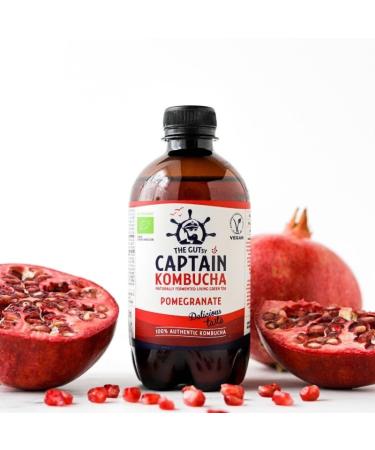 Buy Gutsy Captain Kombucha Trial Pack - Organic Raw & Vegan - 4 x 400ml | International Shipping Available - Buy Online on GoSupps.com