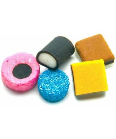 Bonds Liquorice Allsorts Bags | Delicious Treats | Coconut & Jelly Sweets | Old School Favourite | 130g | (Pack of 6) - Buy Online on GoSupps.com