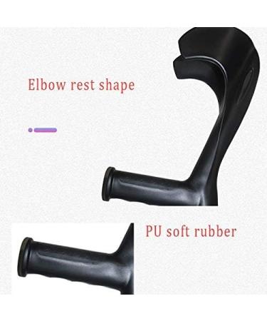 Cane Forearm Crutches - Lightweight Arm Cuff Crutch - Adjustable Ergonomic Heavy Duty for Standard and Tall Adults - Comfortable Pink (Dark Gray) Selfless dedication - Buy Online on GoSupps.com