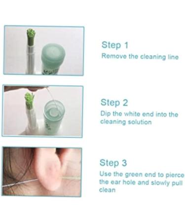 Ear Care Kit: Disposable Ear Cleaner & Wax Remover Set for Piercing Aftercare - Buy Online on GoSupps.com