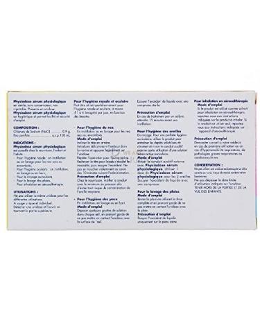 Physiodose Physiological Serum - 40 Single Doses | Convenient Box | Fast Shipping - Buy Online on GoSupps.com