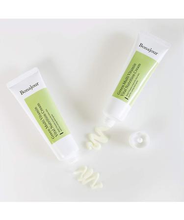 Vegan Natural Green Multi Vitamin Moisturizing Cream - Anti-Aging Brightening & Dark Spot Removal | BONAJOUR 1.7 fl. oz - Buy Online on GoSupps.com