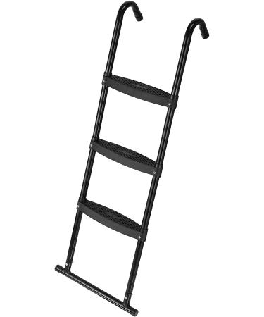 Universal Safe Trampoline Ladder - 3 Steps - Black | Gardenature Trampoline Accessories - Buy Online on GoSupps.com