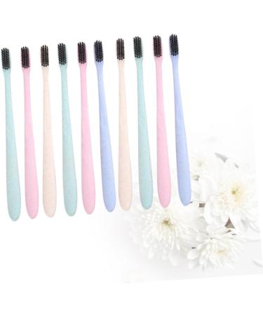 Eco-Friendly Compostable Adult Toothbrush - Soft Natural Manual Toothbrush for Family Use - Buy Online on GoSupps.com