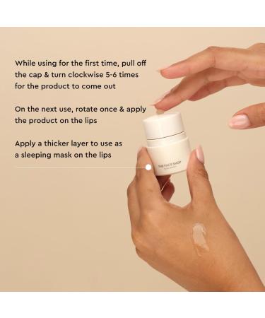 The Face Shop The Therapy Vegan Lip Butter - Moisturizing Lip Balm with Shea & Sunflower Oil | Korean Skin Care for Sensitive & Dry Lips - Buy Online on GoSupps.com