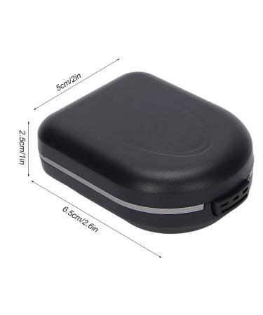 Waterproof Drop-Resistant Hearing Aid Case - Portable Protective Box for Behind The Ear Aids in Black - Buy Online on GoSupps.com