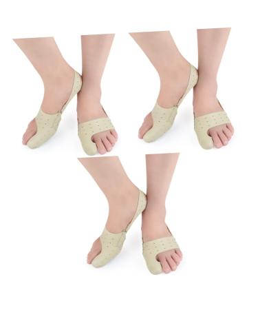 FOMIYES Big Toe Straightener 3 Pcs Bunion Relief Sleeve Big Bunion Big Exercise Strap Bunion Relief Brace Silicone Gel Socks Foot Big Toe Bunion Splint Mx3pcs As Shownx3pcs