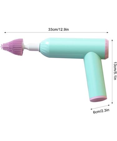 Electric Bottle Cleaning Brush Rechargeable Bottle Cleaner Set Straw & Nipple Brush | Electric Baby Bottle Cleaner Set Straw Brush Say Goodbye to Hassle Cleaning Hondony 02b Emerald Green - Buy Online on GoSupps.com