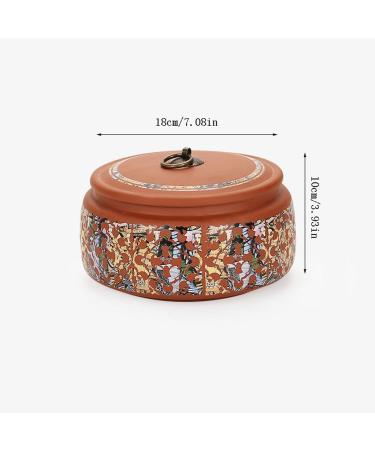BAOLIANG Salt Container Tea Cans Tea Cans Household Purple Sand Tea Cans Sealed Cans Large Capacity Tea Cans For Storage Storage Jar (Color : A Size : L) L A - Buy Online on GoSupps.com
