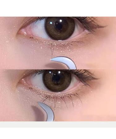 V-Shaped Bottom Eyelashes - Black Soft False Lashes J Curl 5-7mm 0.07mm Thickness - Individual Extensions (Pack of 1 - Buy Online on GoSupps.com
