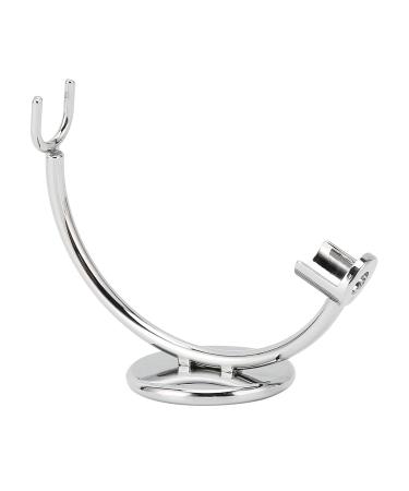 Premium Stainless Steel Shaving Stand | Durable Brush Holder for Shower | International Shipping Available - Buy Online on GoSupps.com