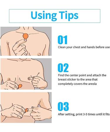ZAfOSIN 100 Pcs Men's Nipple Covers - Anti-Chafing Nipple Protectors | Adhesive Nip Concealers for Runners - Disposable White - Buy Online on GoSupps.com