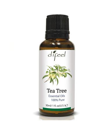 Difeel Essential Oils 100% Pure Tea Tree Oil 1 ounce Tea Tree 1 Ounce