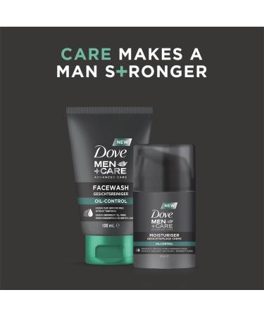 Dove Men+Care Moisturiser Oil Control Face Cream for Men Protects skin and reduces shine and minimises pores without greasing 1 x 50 ml - Buy Online on GoSupps.com