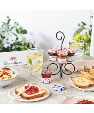BONNE MAMAN - NUTELLINO | Assortment of 20 BONNE MAMAN jams 30 gr (strawberry cherry apricot peach) and 10 tart pastry - Buy Online on GoSupps.com