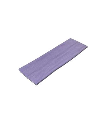 WESTEND CHOICE 7cm Wide Headbands Plain Stretchy Hairband Unisex Kylie Headband Bandeau Gym Exercise Headbands for Women & Men Soft Yoga Head Band (Light purple)