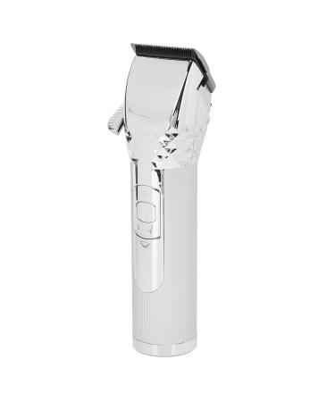 Detailer Trimmer USB Charging High Capacity Battery Hair Clipper Men's Hair Trimmer for Home Work Travel for Short Hair Traver (Silver)