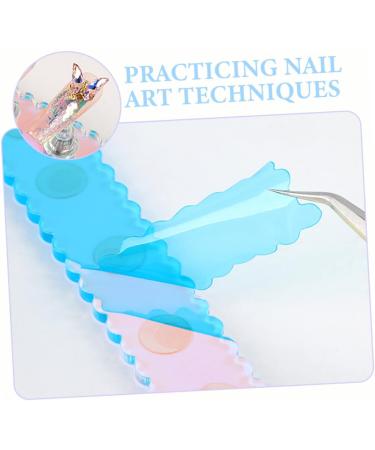 Housoutil 1 Set Nail Practice Bracket Manicure Tools Practice Nail Racks Nail Display Convenient Nail Racks Nail Art Stand Convenient Nail Stands Paint Brishes Alloy Magnet Personality Base - Buy Online on GoSupps.com