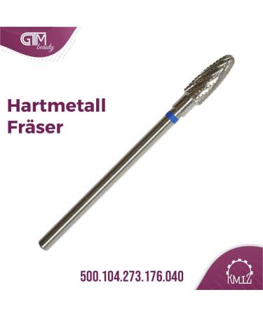 KMIZ Professional Hard Metal Milling Cutter - Blue Ring 500.104.273.176.040 | Perfect for Gel & Acrylic Nail Manicure & Pedicure - Buy Online on GoSupps.com