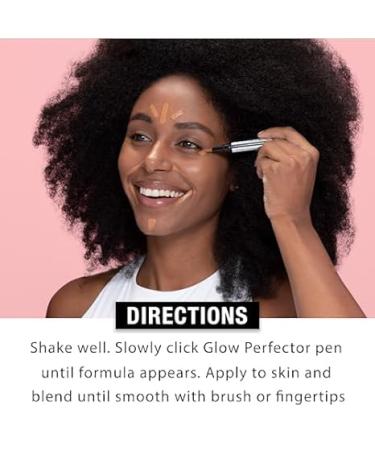 Neutrogena Healthy Skin Glow Perfector Pen, Lightweight Brightening Concealer Pen with Pro-Vitamin B5 & Vitamin E to Brighten Darkness & Dullness for a Natural, Radiant Highlight, Fair, .1 oz - Buy Online on GoSupps.com