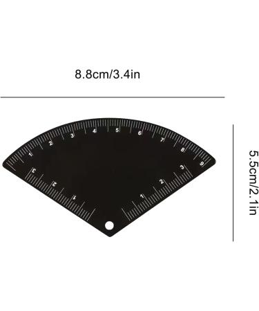 Eyebrow Chart Ruler Reusable Quick Drawing Eyebrow Template Cosmetic Tools for Styling Makeup Table Spa Office Student Room Travel Wedding HairdresserWedding Holiday Styling Accessories - Buy Online on GoSupps.com