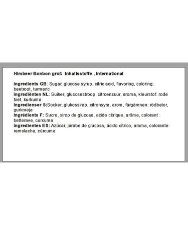 500 g of tasty and large raspberry candy - Buy Online on GoSupps.com