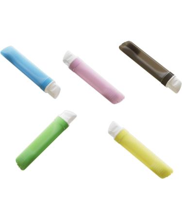 Rainbow Toothbrush - Portable Folding Soft-Bristle Design for Home & Travel | Creative Sleeve Included - Buy Online on GoSupps.com