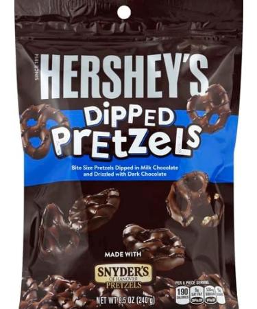 Hershey's Chocolate Dipped Pretzels 240 g - Buy Online on GoSupps.com