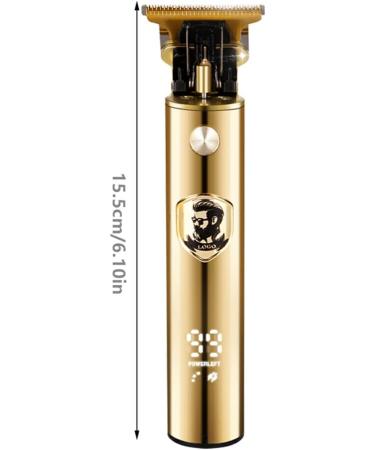 kawehiop Hair Shaver Professional Trimmer Low Noise Groomer Stainless Steel Portable Haircutting Hairstyling Supplies Gold - Buy Online on GoSupps.com
