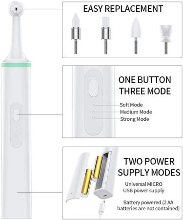 Dog Electric Tooth Polisher Pet Dental Calculus Plaque Remover Tool Electric Kit with 4 Brush Head 5 Cleaning Tools Household Dental Tartar Calculus Remover for Pet Puppy Cat(Size:Green) - Buy Online on GoSupps.com