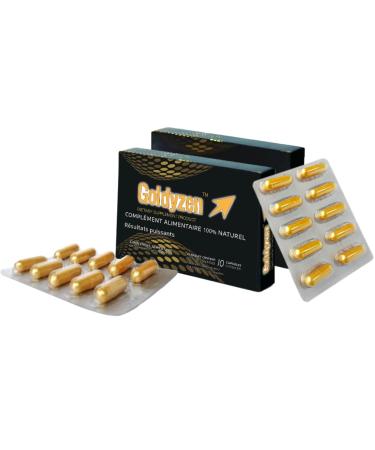Goldyzen Complexe de Ginseng - Compl ment alimentaire 100% base de plantes stimulant l'endurance et la puissance Nouvelle Formule pour hommes - 20 G lules