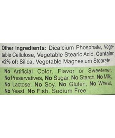 Puritan's Pride Vanadyl Sulfate 10mg - 120 Tablets | Blood Sugar Support - Buy Online on GoSupps.com