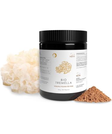 Bio Tremella Powder for Animals - 100g Organic Vital Mushrooms Supplement | Wohlrab - Premium Quality Microfine Dosage - Buy Online on GoSupps.com