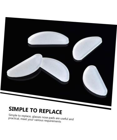 Pretyzoom 20 Pairs Silicone Nose Pads - Replacement Cushions for Clear Glasses | Comfortable Air Cushions for Perfect Fit - Buy Online on GoSupps.com