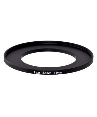 ICE 52mm to 82mm Aluminum Alloy Step Up Ring Filter/Lens Adapter 52 Male 82 Female Stepping