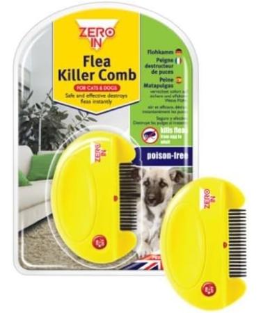 Zero In Electric Flea Killer Comb For Pets Cats & Dogs Poison Free Destroy Fleas - Buy Online on GoSupps.com