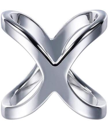 2PCS Gold & Silver X Shaped Scarf Ring Buckle Set | Fashion Silk Scarf Clasp Clips for Women | Clothing Wrap Holder and Decoration Accessory - Buy Online on GoSupps.com